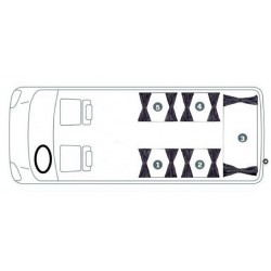 VW T4 Transporter Curtain Kit