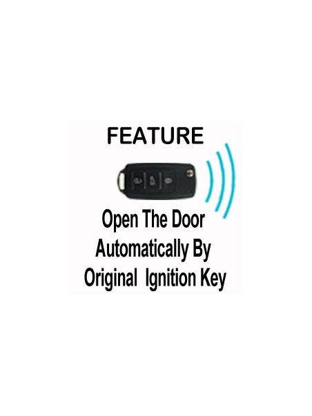 Use Original Ignition Key as  a remote controller for Automatic Door