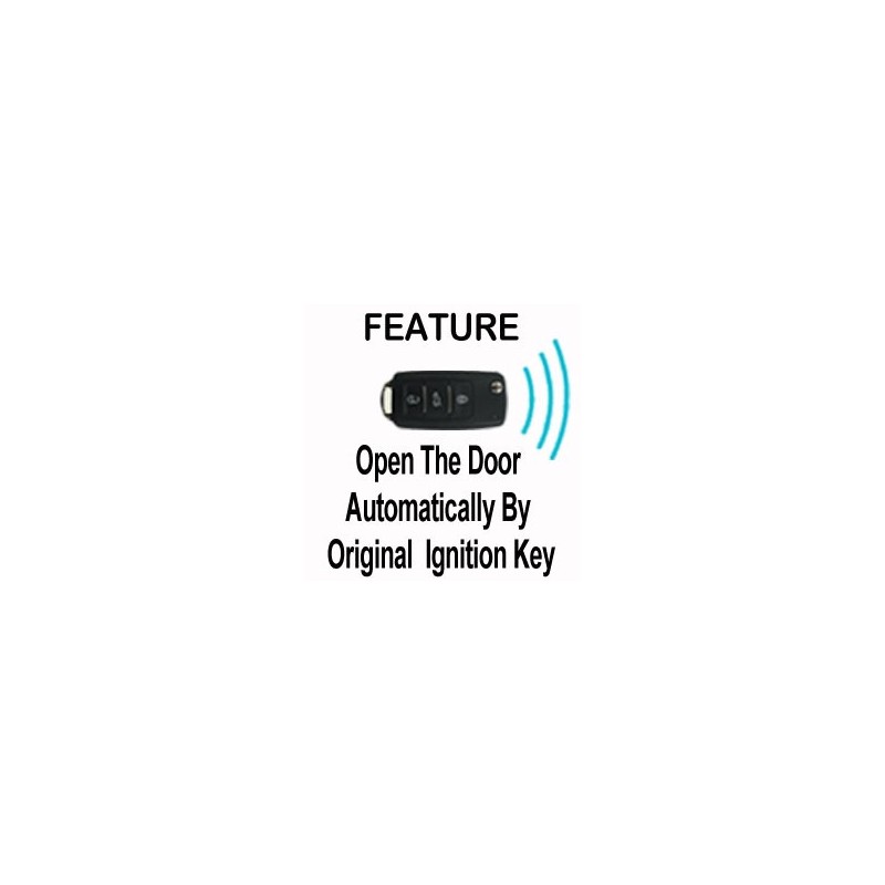 Use Original Ignition Key as  a remote controller for Automatic Door